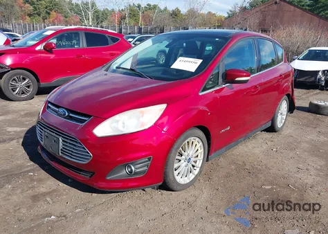 2013 Ford C-Max Hybrid Sel z USA, uszkodzony, nr VIN 1FADP5BU6DL536231